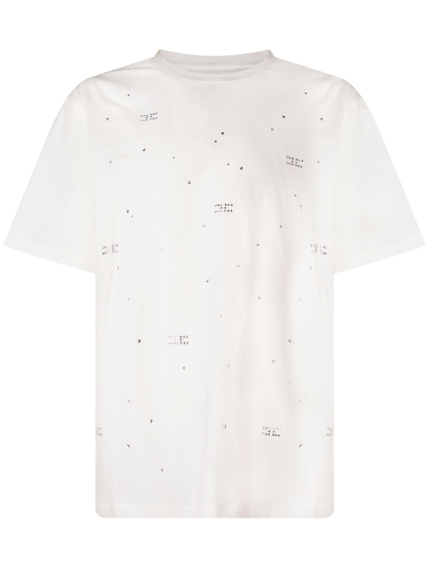 Kids Ivory Embellished T-Shirt