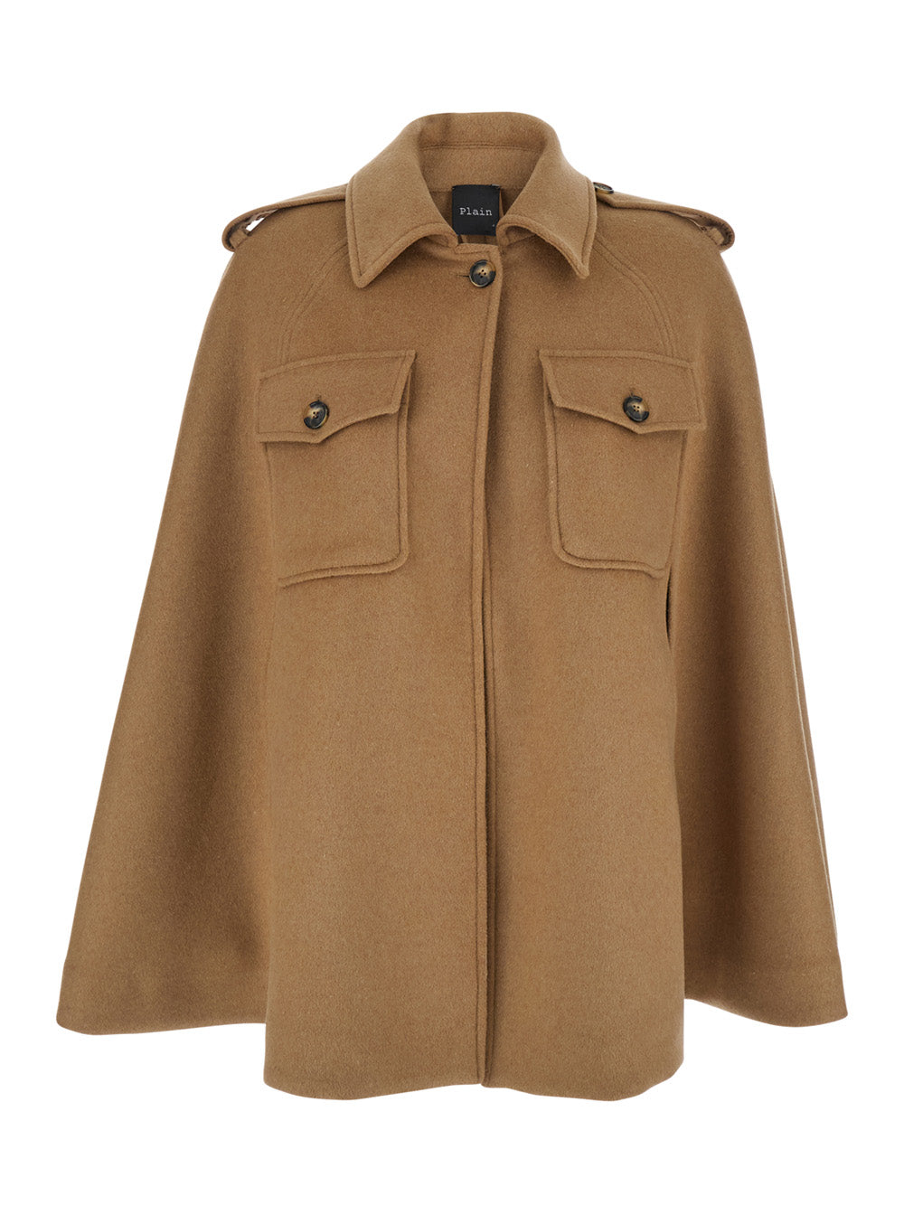 Tech Fabric Cape — Beige