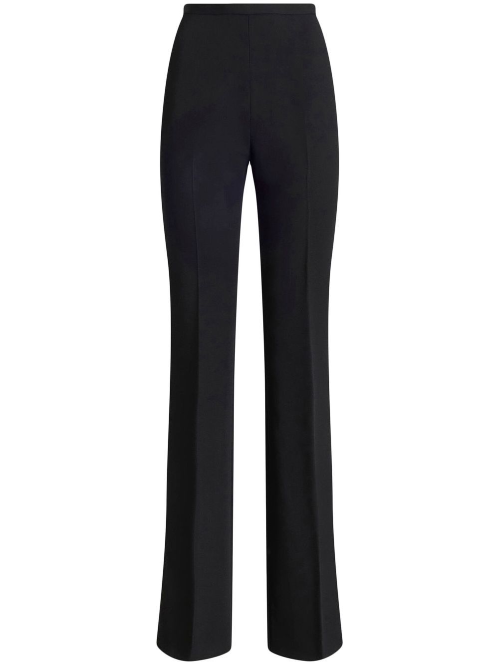 Flared tailored trousers - Black