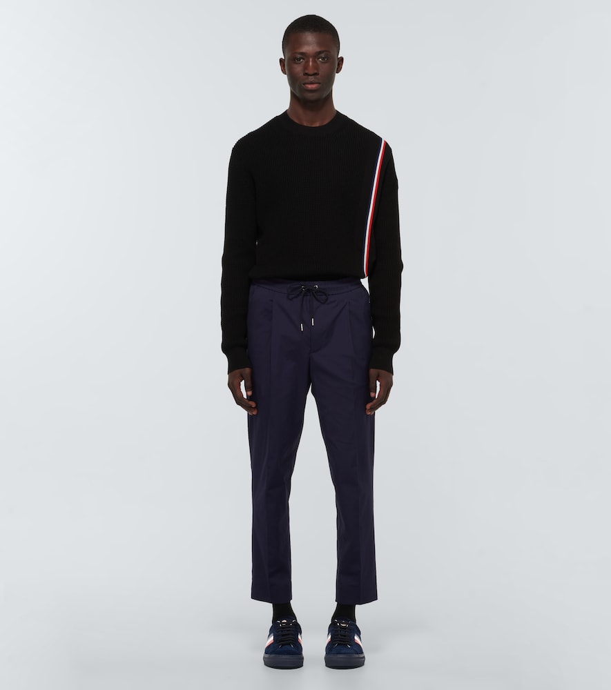 Moncler New Monaco suede sneakers