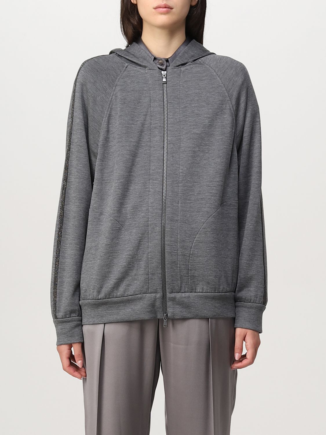 Sweatshirt Women colour Grey
