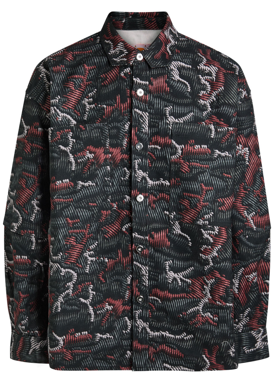 Raf Patterned Cotton Overshirt