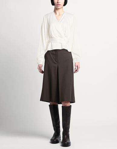 Woman Top White Size 10 Polyester