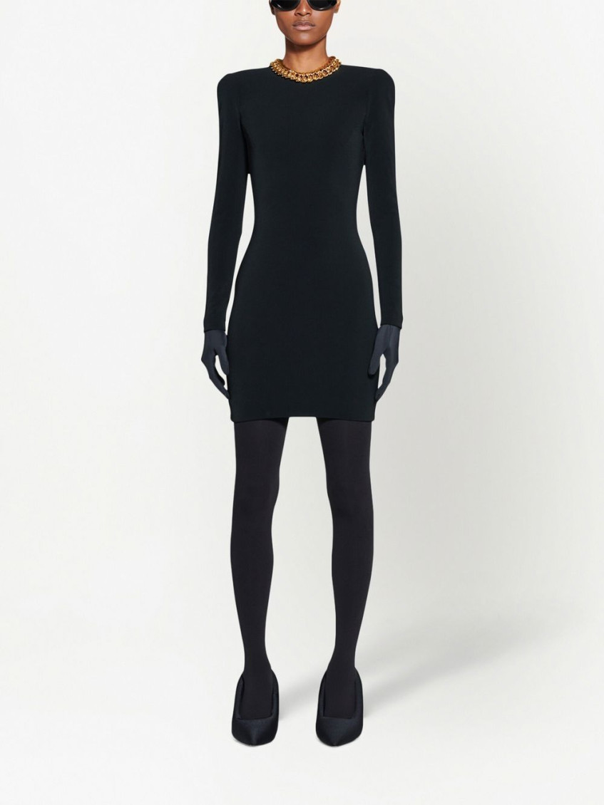 -Minidress Abiti Nero-Donna