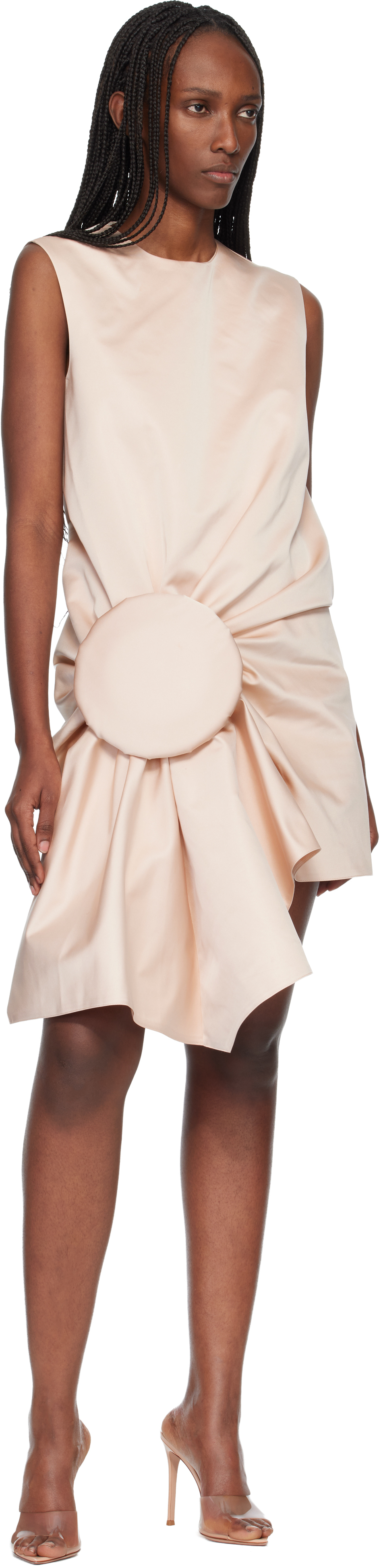 Beige Elle Heeled Sandals