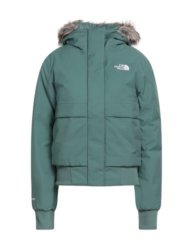 Woman Puffer Green Size XS Polyester