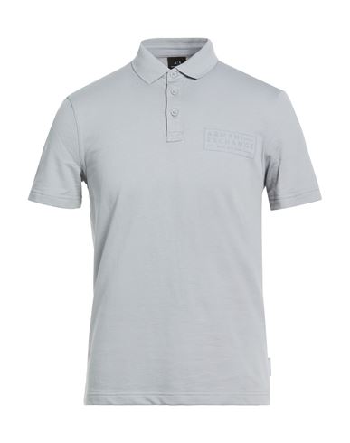 Man Polo shirt Light grey Size L Cotton