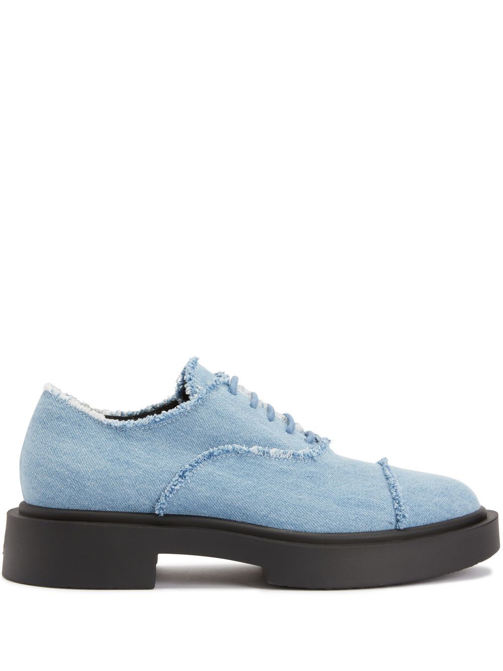 Adric denim lace-up shoes - Blue