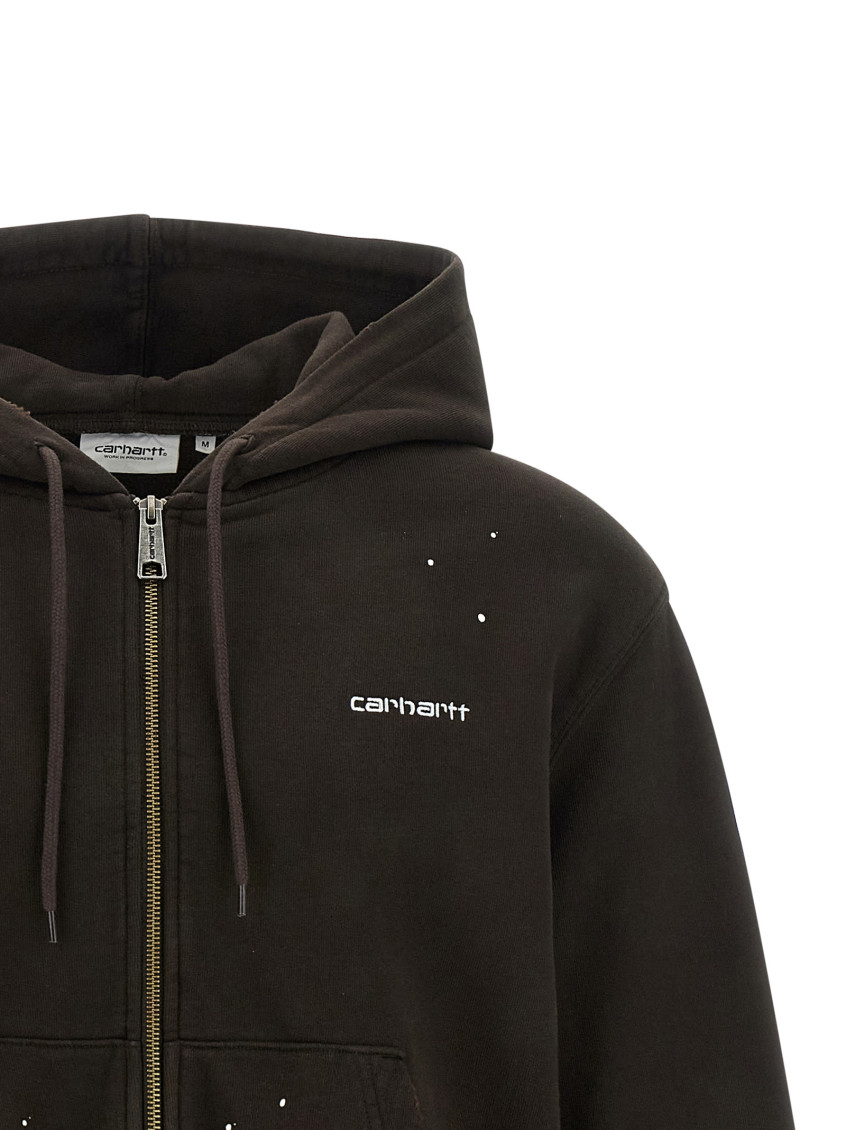 Carhartt Wip - hooded cotton painter jacket front pocket