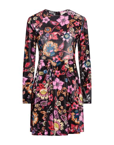 Woman Mini dress Black Size M Polyester, Elastane