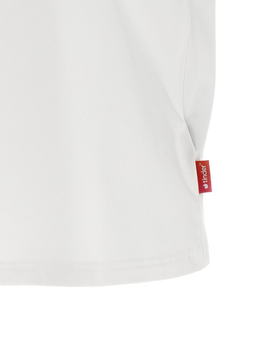 White Graphic Crew Neck T-Shirt