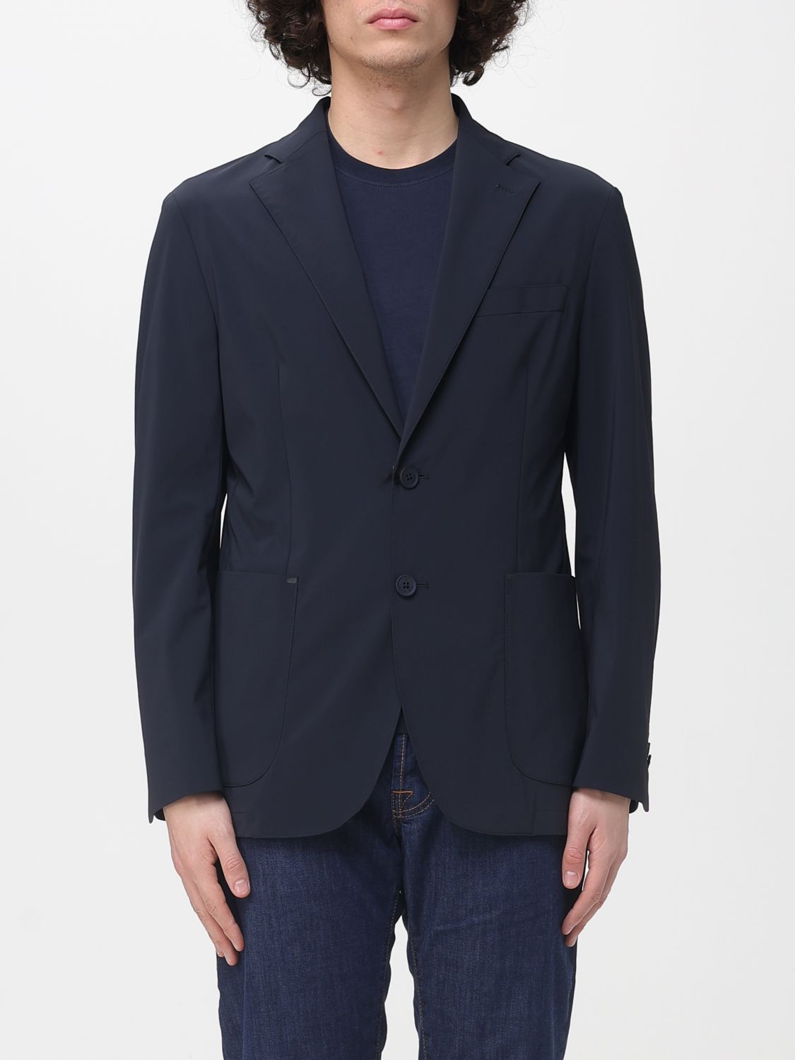 Jacket Men color Blue