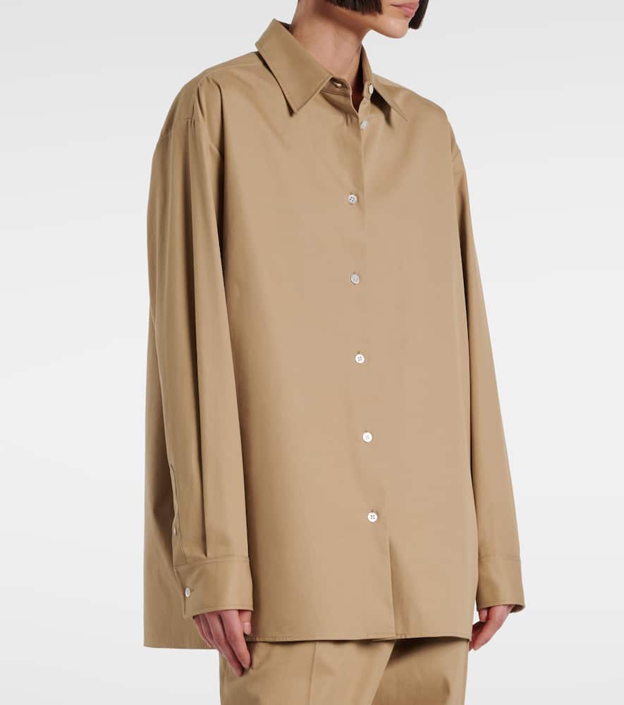 Tansy cotton and cashmere shirt