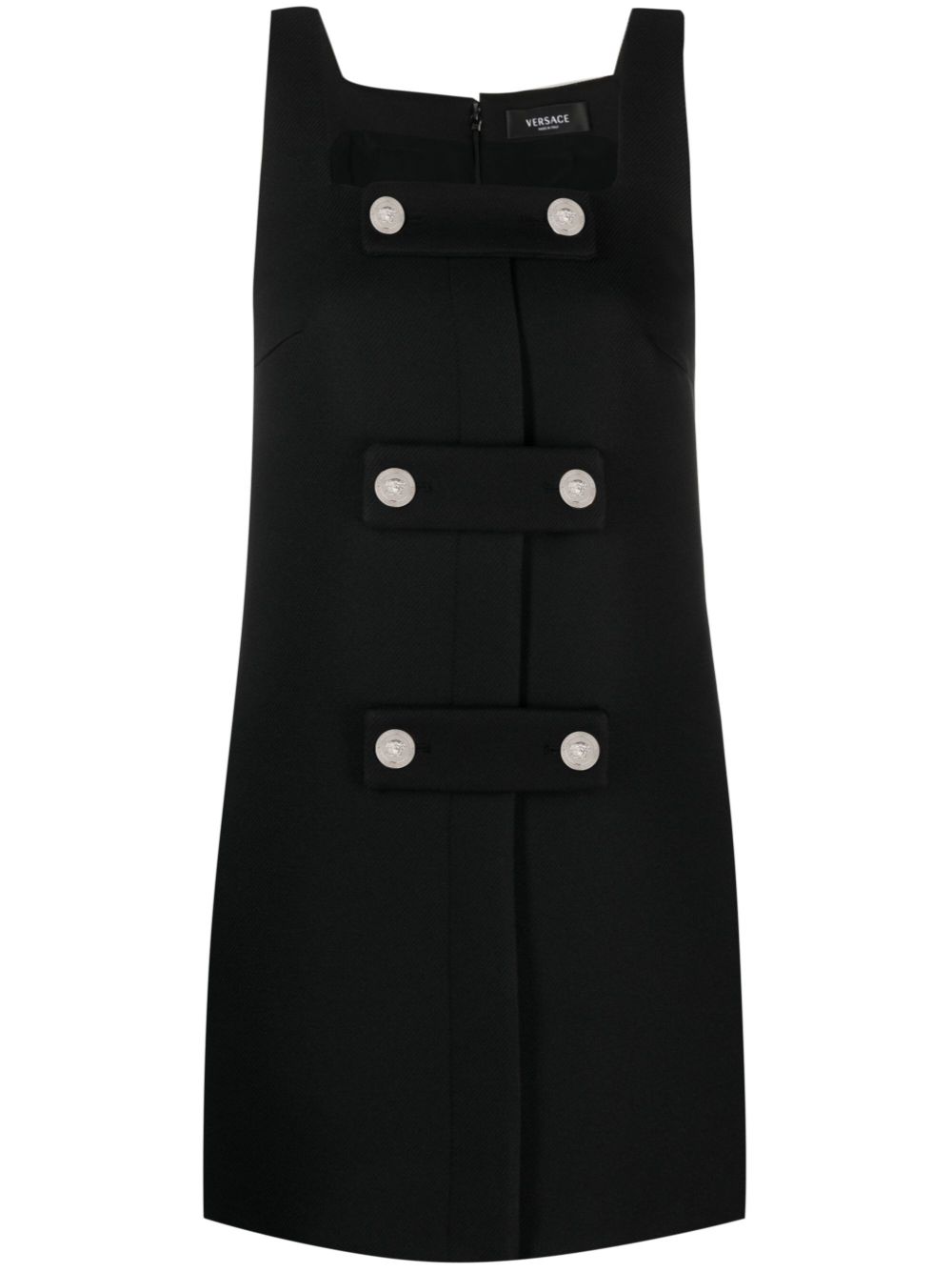 Medusa shift minidress - Black