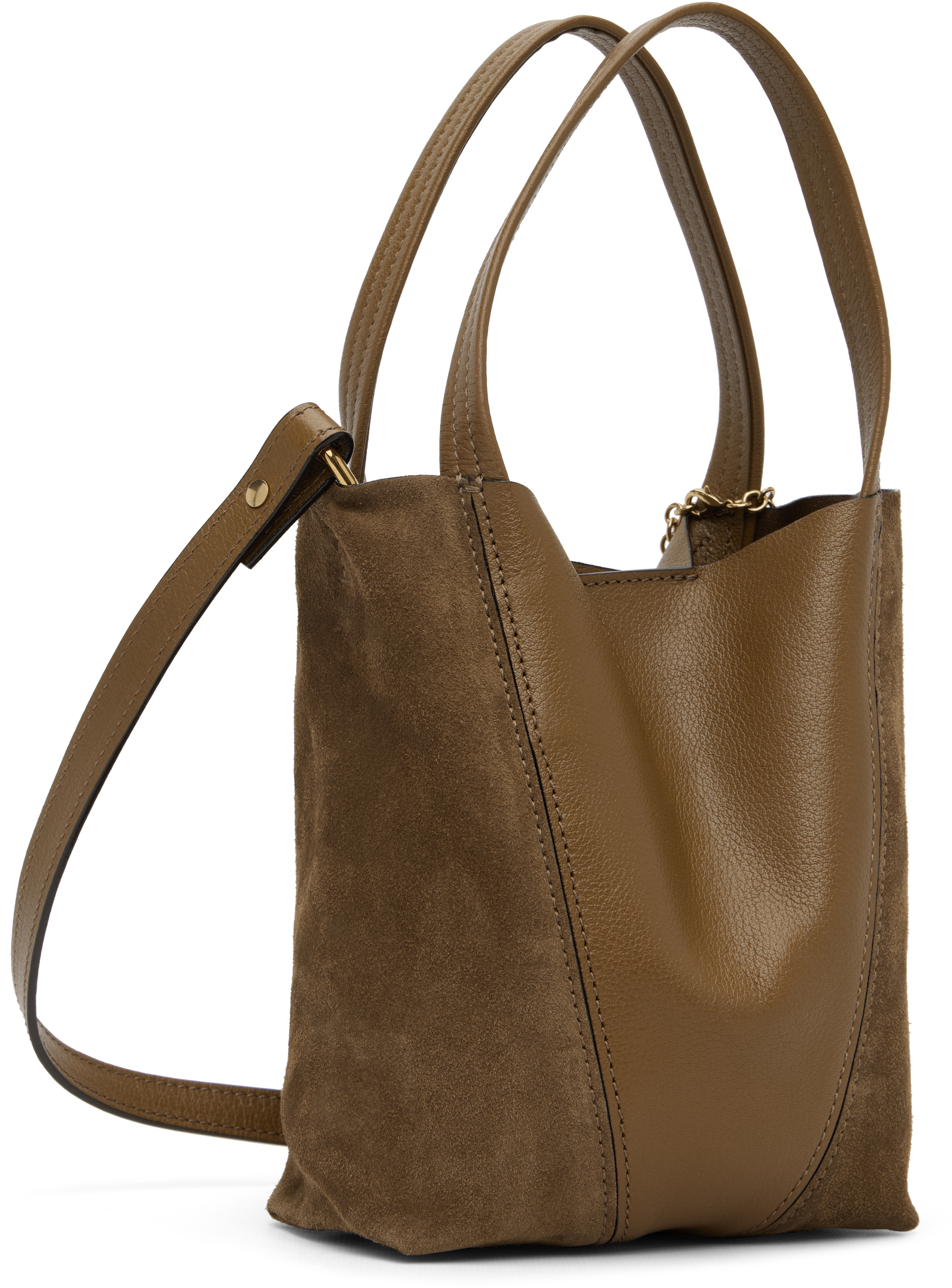 Brown Small 'Spin' Tote