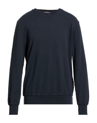 Man Sweatshirt Navy Size XXL Cotton, Cashmere