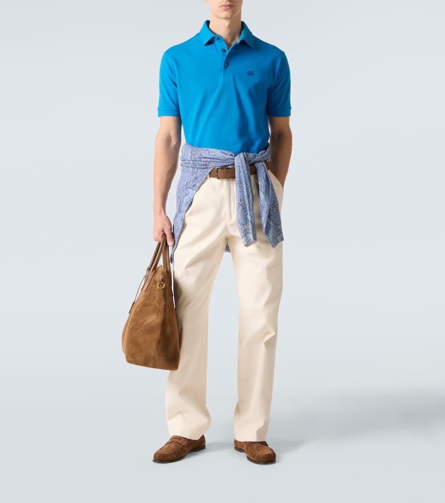 Pegaso cotton polo shirt