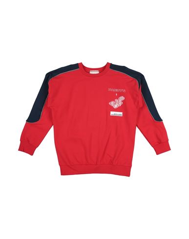 Cesare Paciotti Kid Boy Sweatshirt Red Size 12 Cotton, Elastane