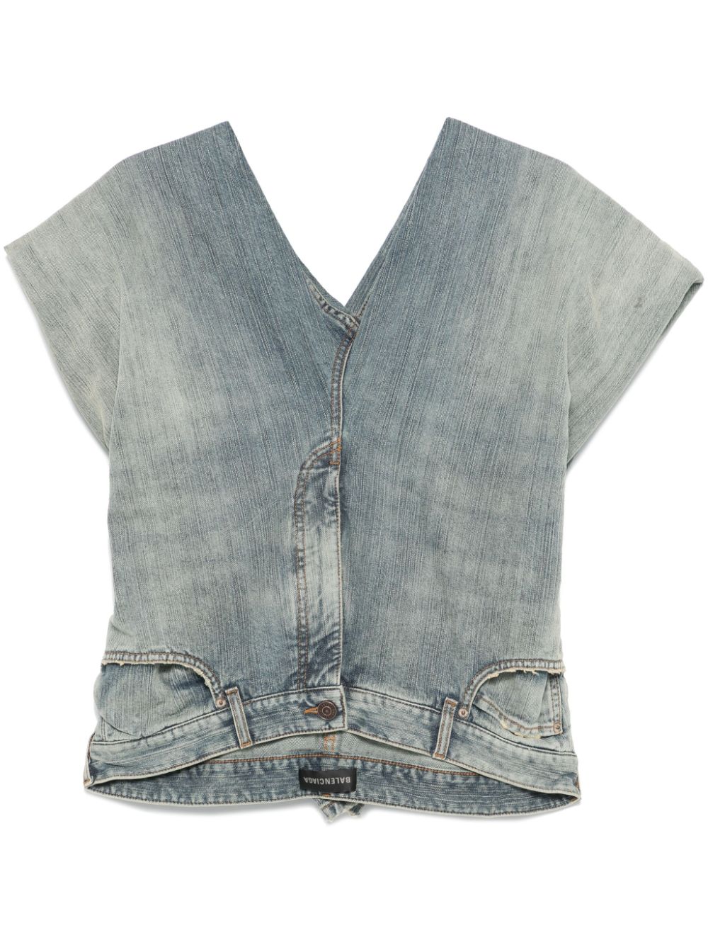Denim Pants top - Blue