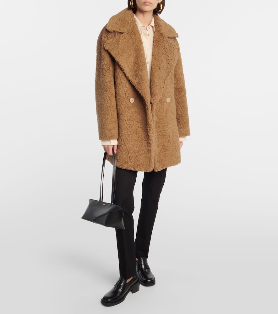 Joseph Sherpa Cabanis camel hair and silk coat