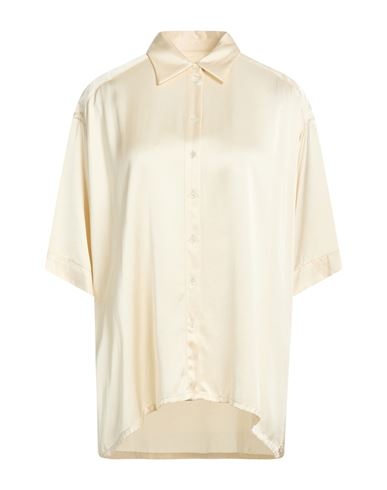 Woman Shirt Cream Size 10 Viscose