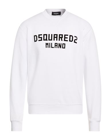 Man Sweatshirt White Size M Cotton