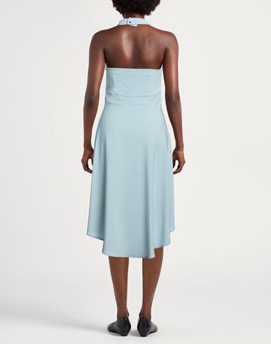 Woman Mini dress Sky blue Size XL Polyester, Elastane