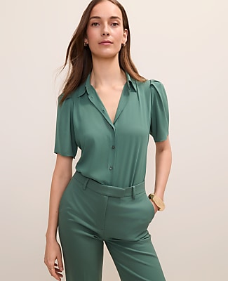 Ann Taylor Petite Button Down Shirt