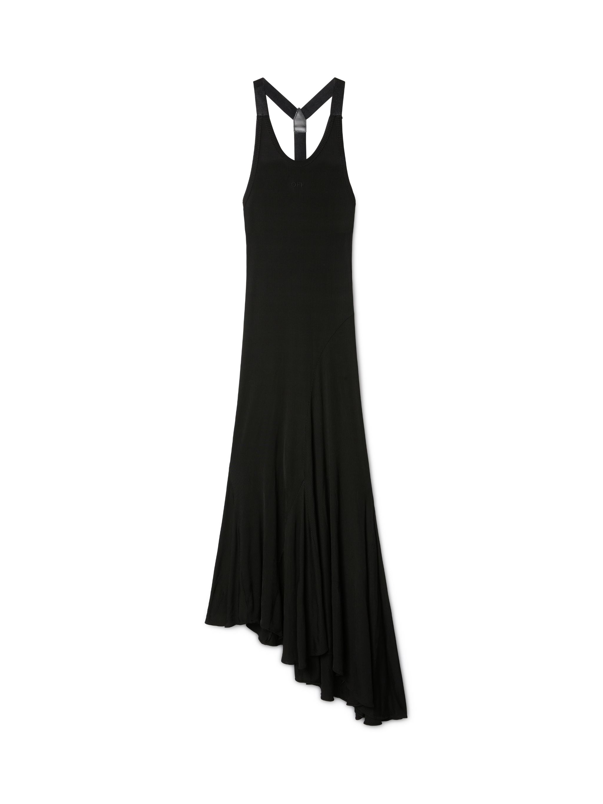 Black Ribbed Dress