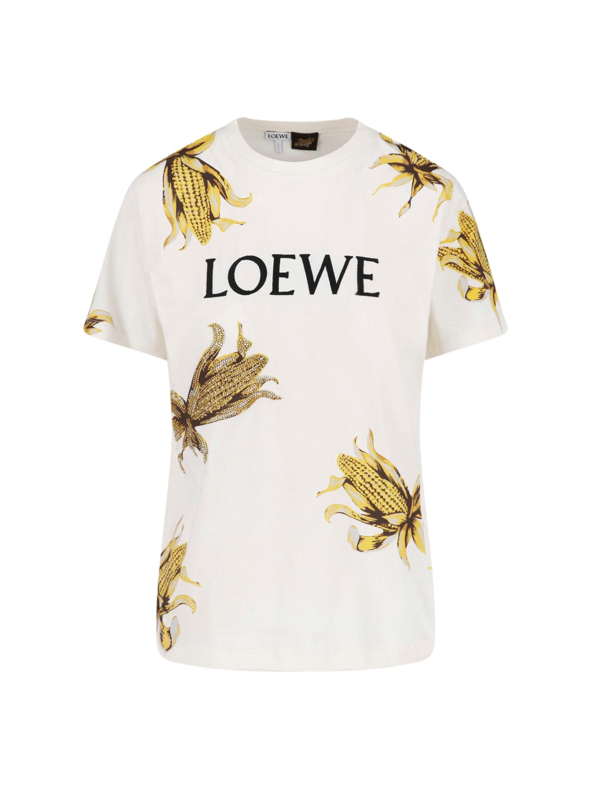 Printed Beaded T-Shirt