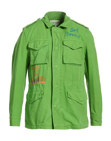 Man Jacket Green Size 42 Cotton