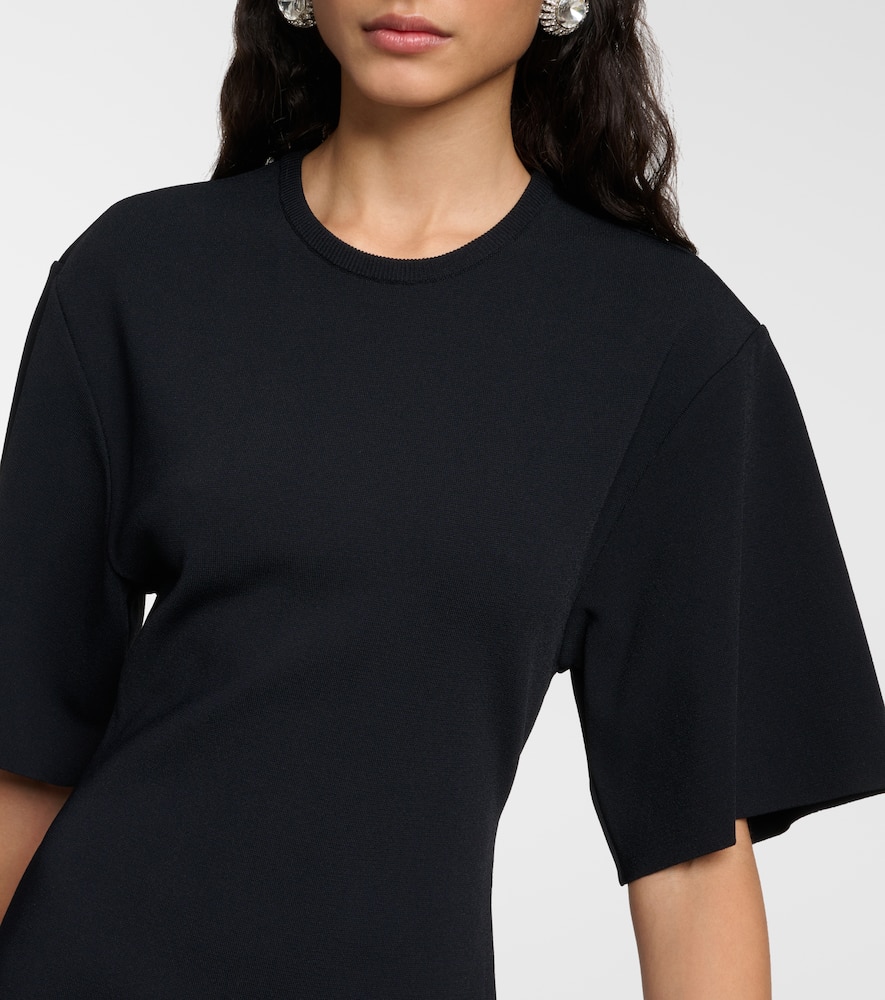 Ruffled midi dress