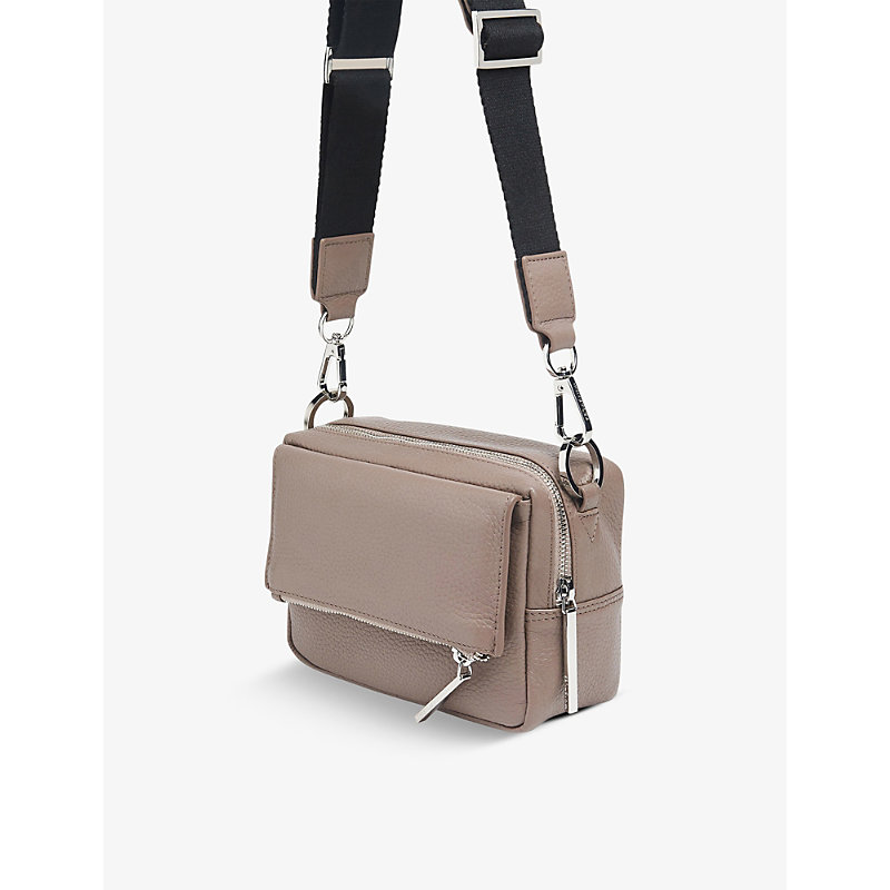 Womens Grey Bibi Leather Cross-body bag 