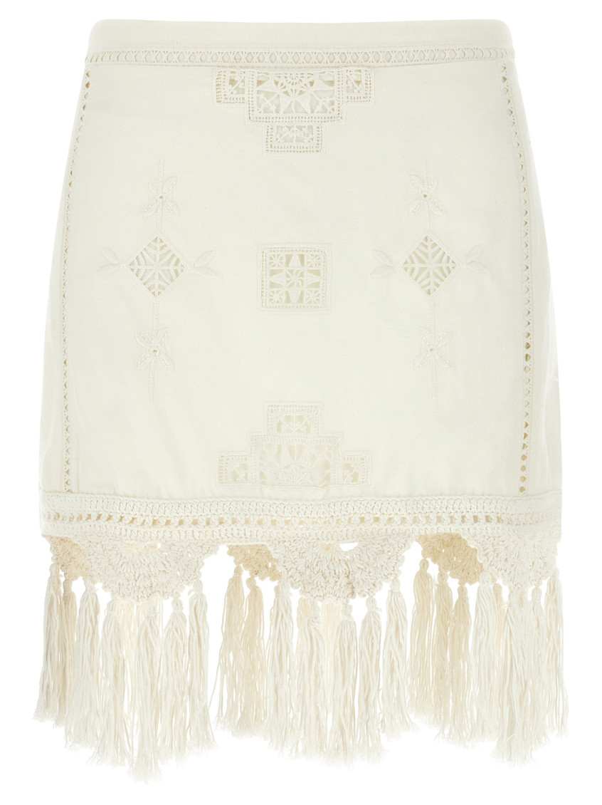 - Sandra Cotton Mini Skirt