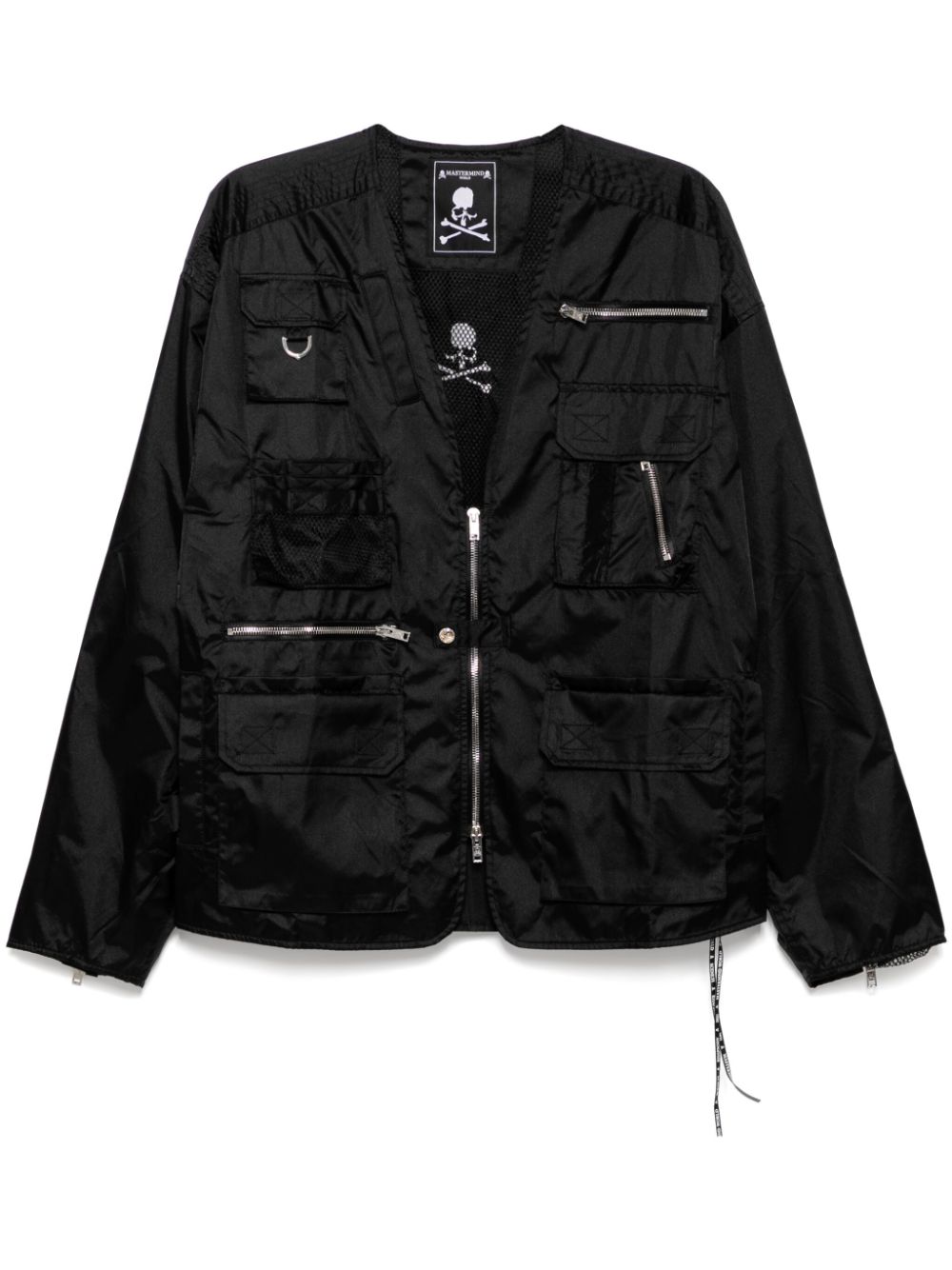 Skull-print jacket - Black