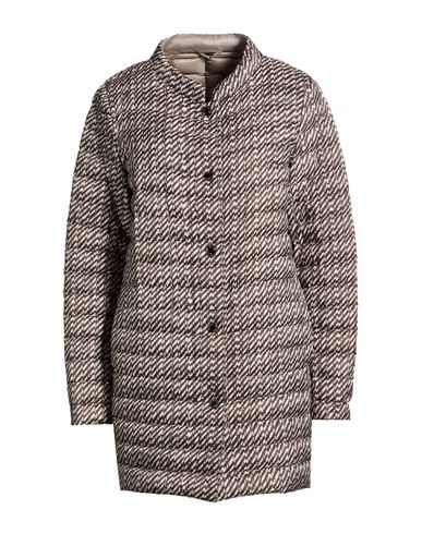 Woman Puffer Dark green Size 6 Polyester
