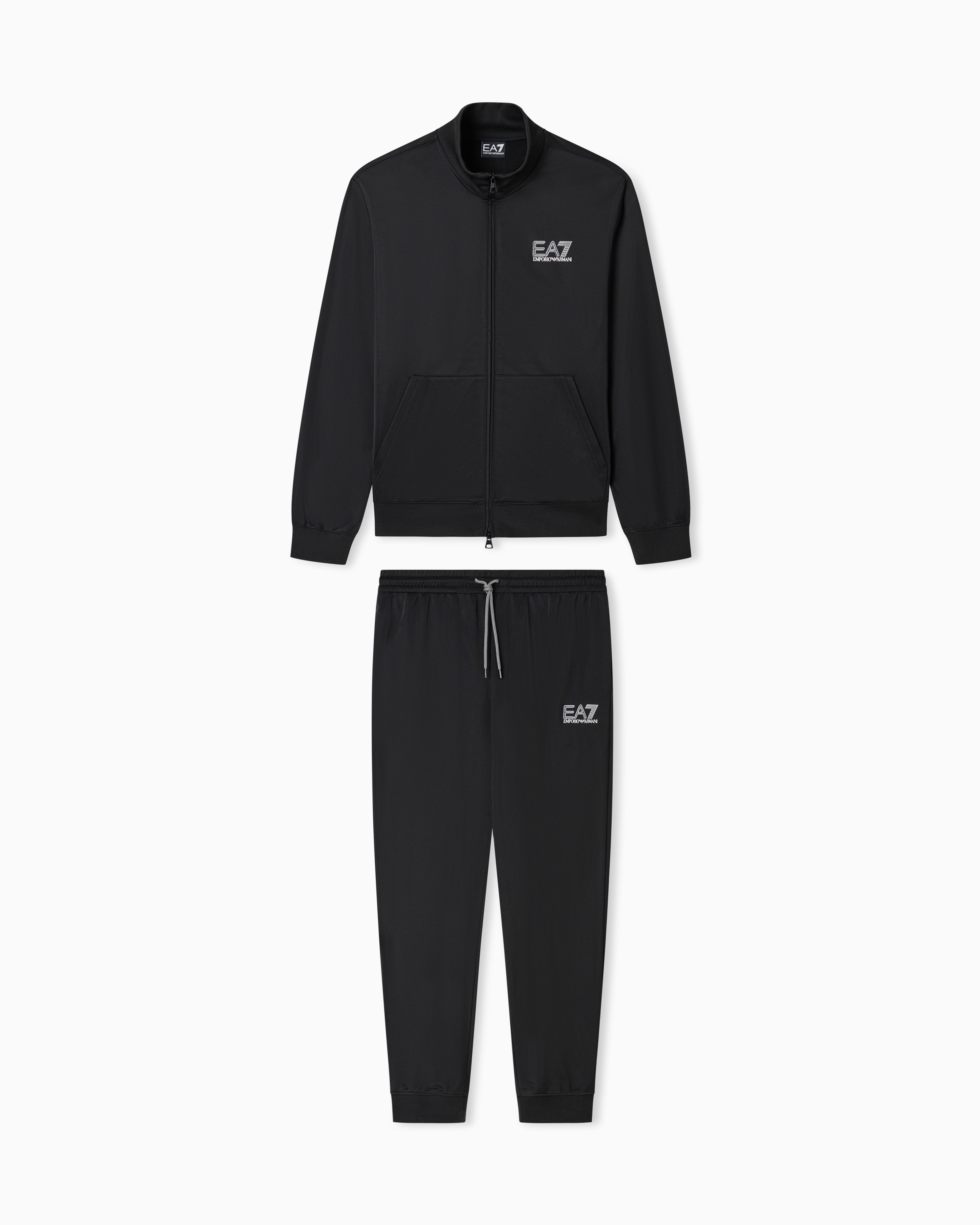 Visibility technical-fabric tracksuit