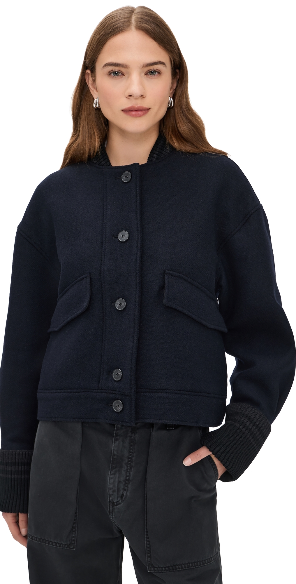 Isatis Coat Dark Navy