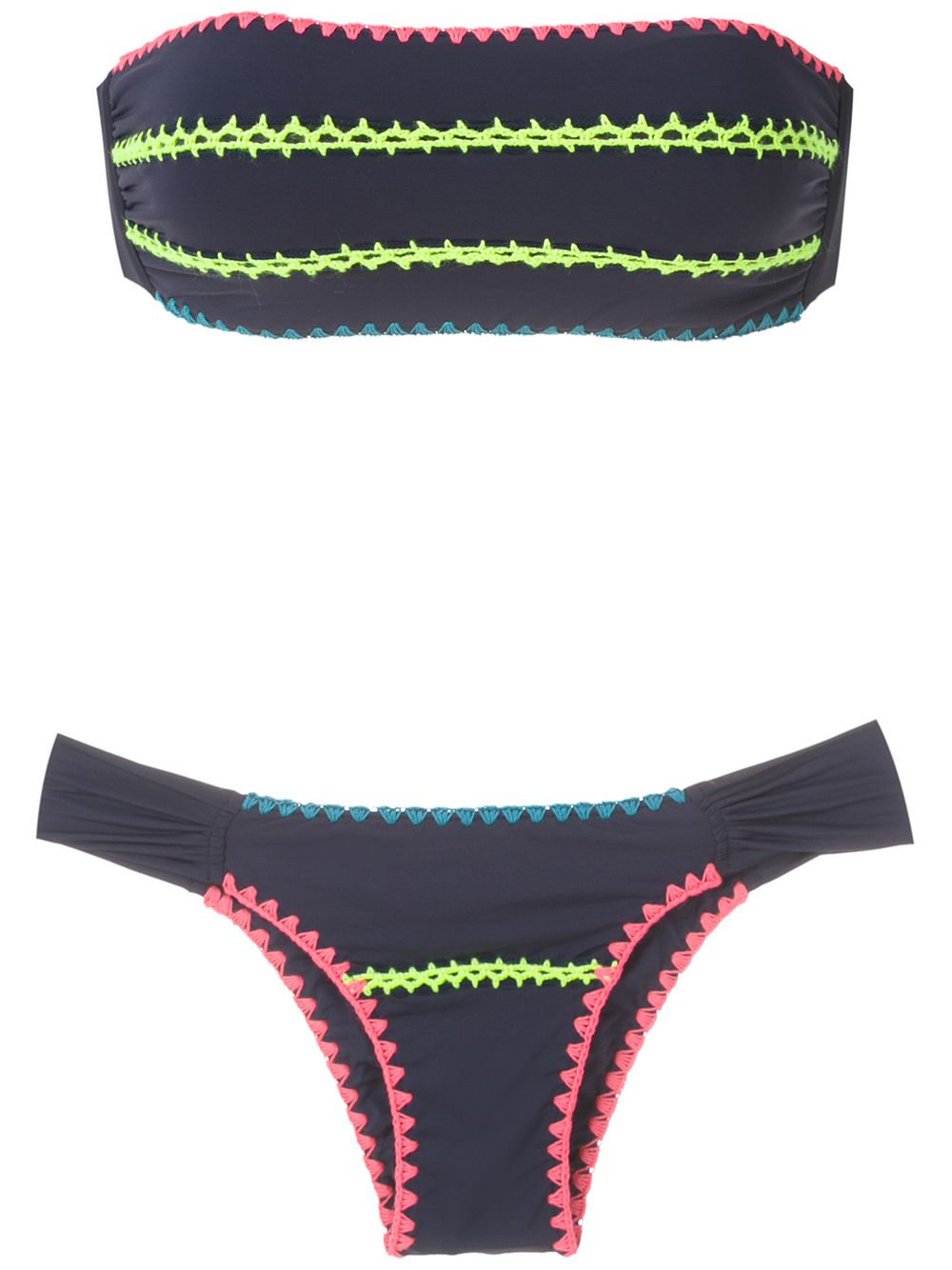 Mel crochet bikini set - Blue