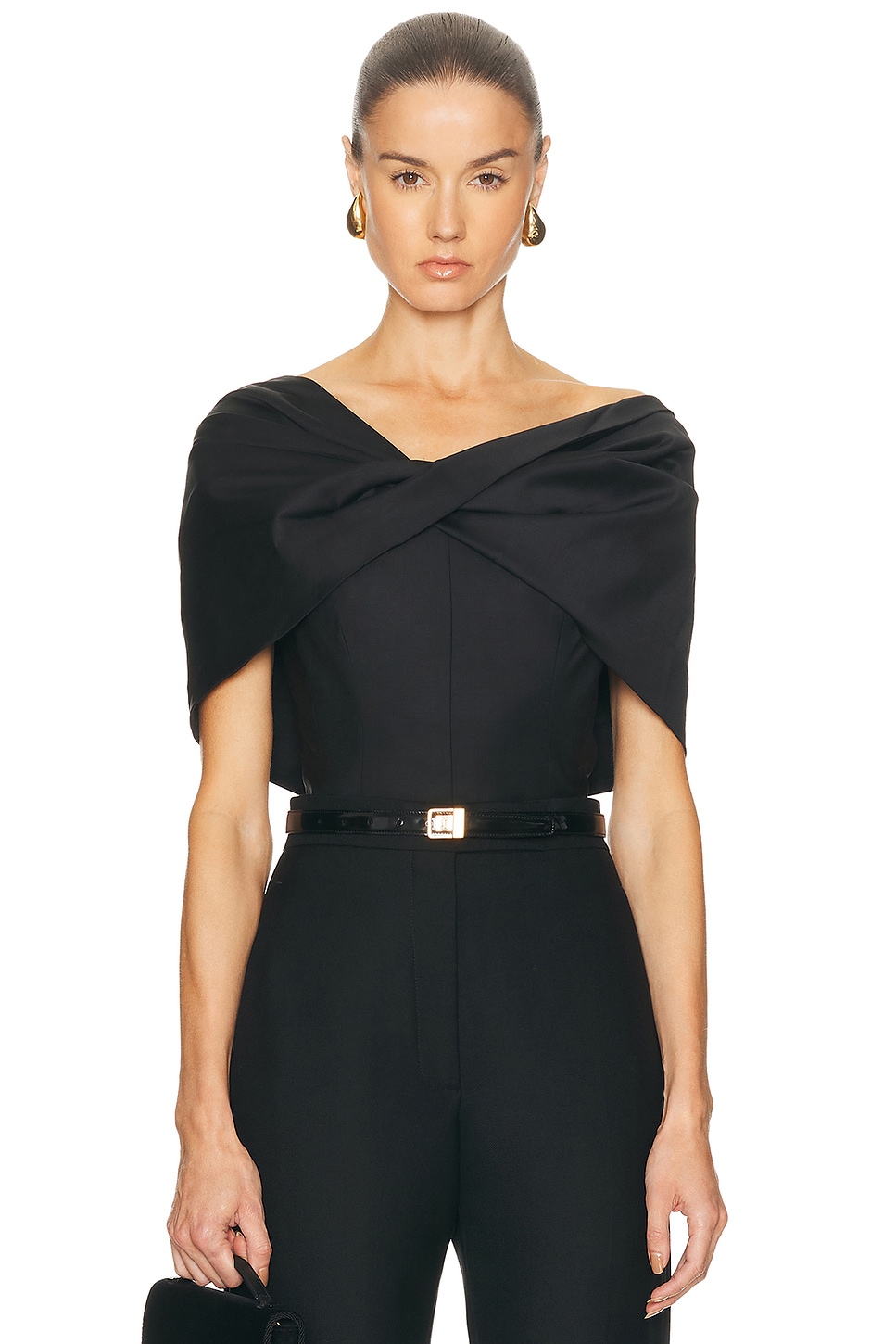 TOVE Orla Top in Black - Black. 34 also