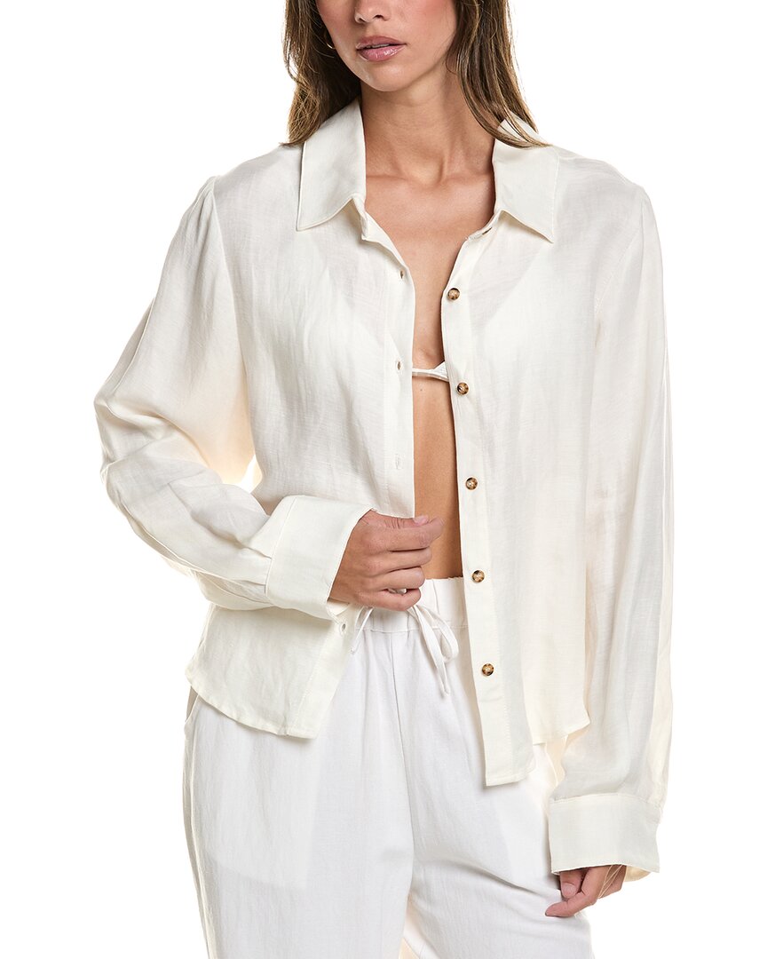 Linen-Blend Phillips Button-Down Shirt