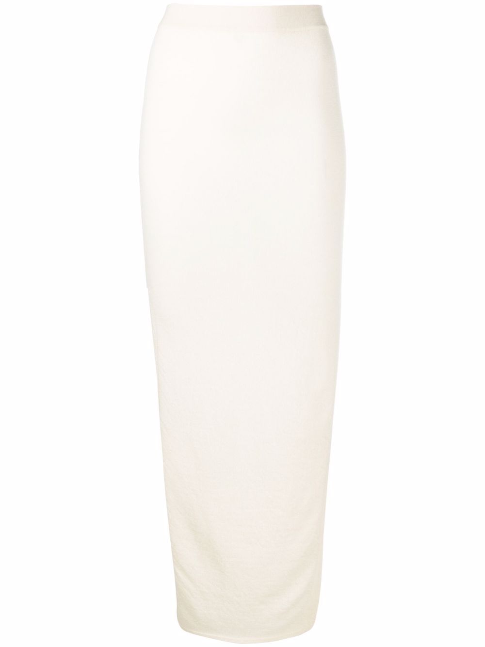 Knitted midi skirt - Neutrals