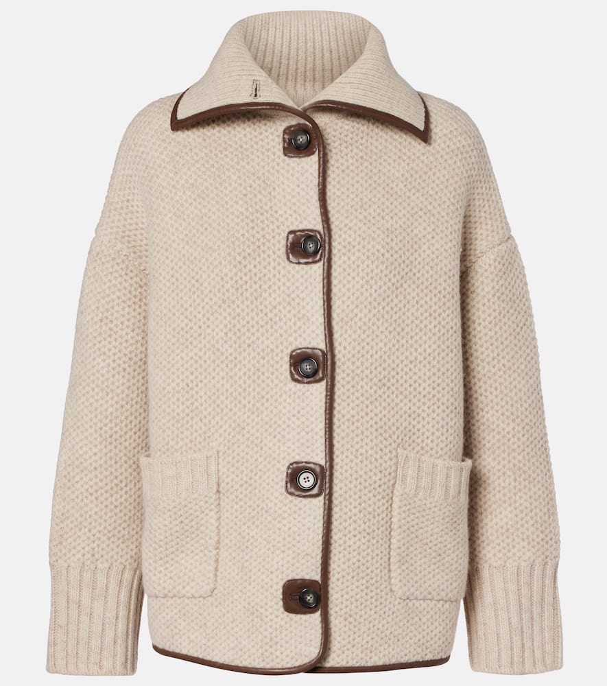 Llewellyn knitted wool jacket