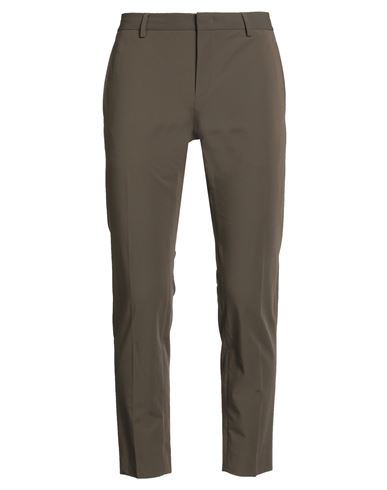 Man Pants Dark brown Size 32 Cotton, Polyamide, Elastane