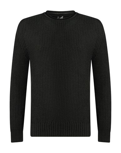 Man Sweater Dark green Size L Merino Wool, Acrylic