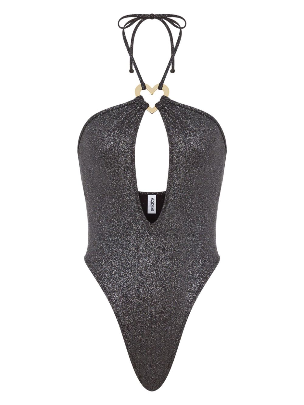 Lurex swimsuit - Black