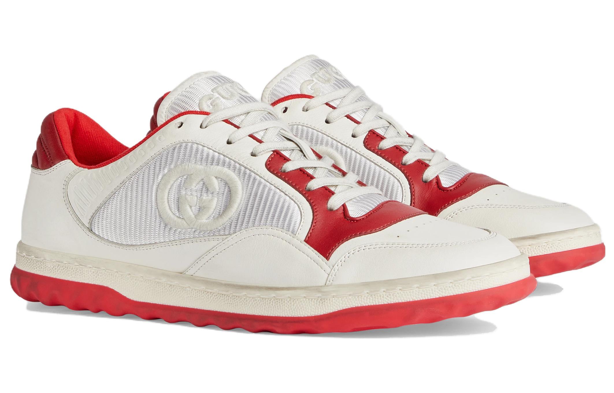 Mac80 Embroidered Sneakers 'White Red'