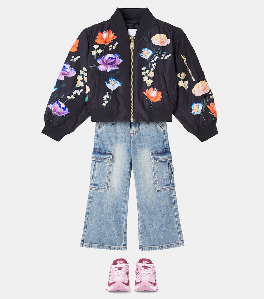 Hedia floral bomber jacket