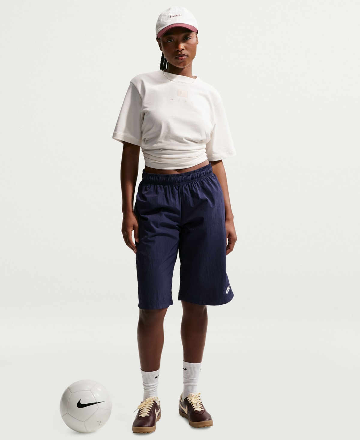 Women's Usmnt Soccer Crewneck T-Shirt - White