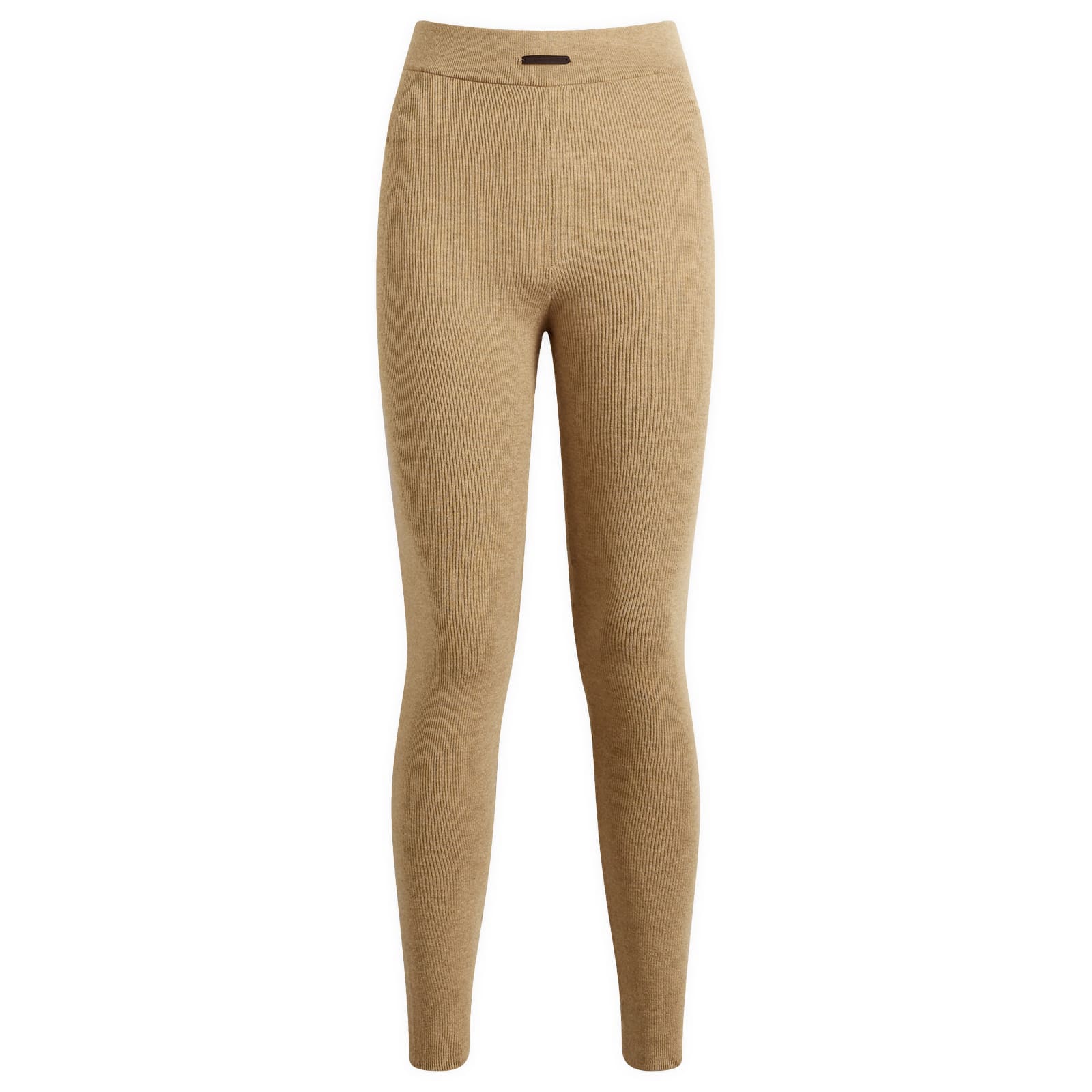 Fear of God ESSENTIALS Rib Knit Legging in Dune. L also in XS, S